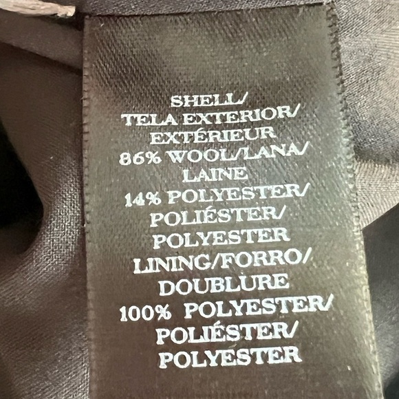 Ann Taylor Schoolgirl Wool Blend A-line Flare Mini Skirt in Red & Black Size 8 - Picture 5 of 6